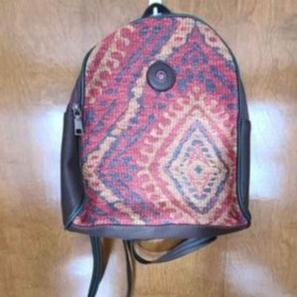 Carpet Pattern Handmade Backpack - Picture 2 of 3